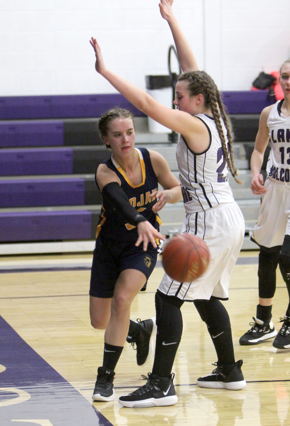 New Auburn at Lake Holcombe girls basketball 12-13-19